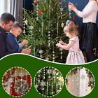 Christmas Tree Clear Acrylic Icicle Snowflake Set Ornaments e XmasHom G8V9