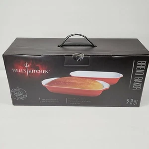 Artisan Brotbäcker Hells Kitchen Gordon Ramsey 2,3 Quart burgunderrot Steinzeug - Bild 1 von 7