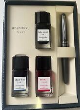 Pilot Metropolitan MR3 Fountain Pen & Iroshizuku Ink Gift Set - Grey Houndstooth