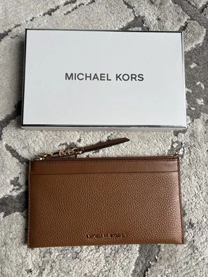 Michael Kors Geldbörse Geldbeutel Portemonnaie Kartenhalter Cognac Neu OVP - Bild 1 von 3