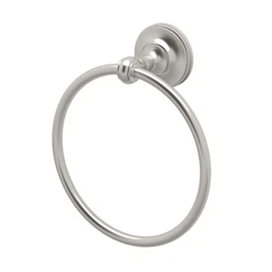 4022 Tavern Towel Ring, Satin Nickel 6.5 Inch - Picture 1 of 2