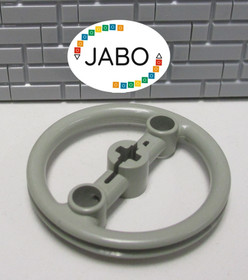 (I7/16) LEGO TECHNIC 3736 Steering Wheel / Pulley Old Light Grey 6087 8854 8868