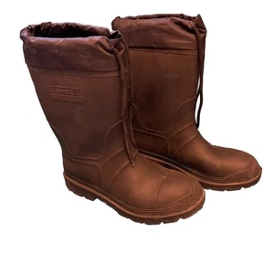 Kamik Forester Mens Size 11 Black Boots Winter Rain Hunter - Picture 1 of 4