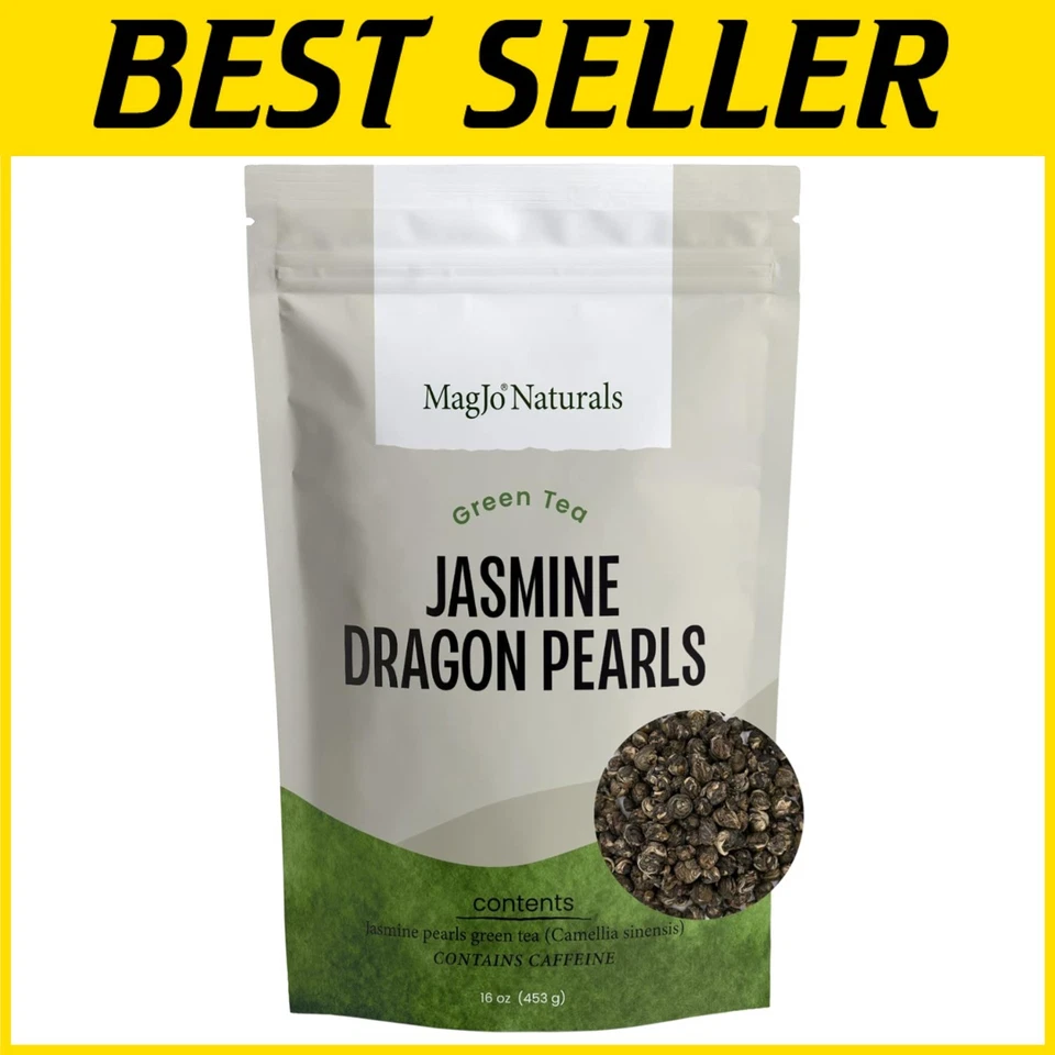 Té verde perlas de dragón jazmín 16 oz Foto 1 de 4