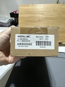 Westell Inc ADSL2+ Modem Router A99-750015-00 With Power Adapter NEW - Picture 1 of 7