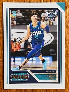 2020-21 PANINI CHRONICLES THREADS LAMELO BALL BRONZE FOIL ROOKIE CARD RC #84 VG+