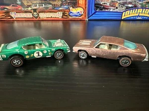 Hotwheels Redline King-Kuda, Custom Barracuda Lot Of 2. Free Shipping - Picture 1 of 17