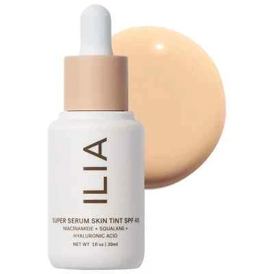 ILIA BEAUTY ILIA Super Serum Skin Tint SPF 40 – ST3 Balos, 1 oz