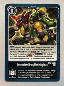 Digimon X Record Attack of the Heavy Mobile Digimon! BT9-102 C NM/M - Picture 1 of 1