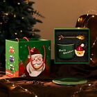 Creative Santa Claus Coffee Cups Saucers Set Of High-grade Ceramic Cups Gift Box