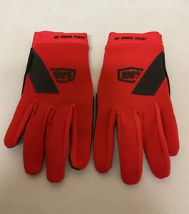 Guantes 100% RIDECAMP rojos talla: Pequeños N #10018-003-10 ¡en stock para enviar! #M733 - Imagen 1 de 5
