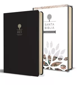 NUEVO Santa Biblia RVR Reina Valera 1960 Tamaño Grande, Letra Grande, Piel Negra - Picture 1 of 5