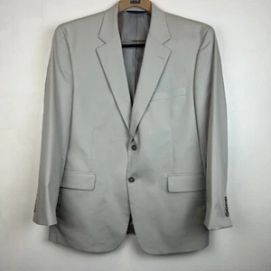 Jos A. Giacca blazer uomo Bank 44S grigio chiaro misto cotone matrimonio - Foto 1 di 8