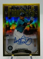 2023 Topps Finest Flashbacks 1996 Finest Franchise Gold Auto Ichiro #'d 089/100