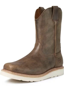 Sureway Grey Antiquity Full Grain Leather Boots US Men’s 10.5 New With Box - Picture 1 of 14