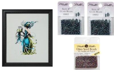 NORA CORBETT (MIRABALIA DESIGNER) Nora Corbett Mirabilia Cross Stitch PATTERN & EMBELLISH PK Miss Starling NC368