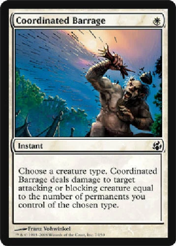 COORDINATED BARRAGE FOIL Morningtide MTG Magic the Gathering Cards DJMagic - Image 1 of 1