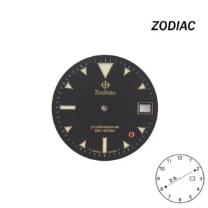 Orologio Zodiac Vintage Originale Svizzero Quadrante Adatto Eta 955.112 / 955.114 - 26.50 mm. - Foto 1 di 4