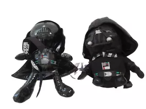 STAR WARS 2DARTH VADER PLÜSCHTIERE-SUFFIES mit HELMEN/LANDSCHAFTEN-ERWACHSENE SAMMLER-NOTIZEN - Bild 1 von 3