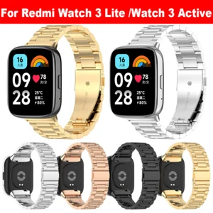 Edelstahl Armband für Xiaomi Redmi Watch 3 Active / Mi Watch 3 Lite Band Ersatz - Bild 1 von 28