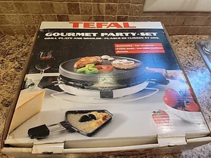 Tefal Gourmet Party-Set Grill Plate & Broiler Vintage New In Box - Picture 1 of 13