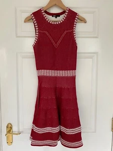 Maje Red Dress Size 1 Excellent Condition - Picture 1 of 3