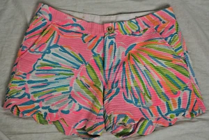 Pantalones cortos con dobladillo vieira azul acuático LILLY PULITZER Buttercup talla 2 - Imagen 1 de 3