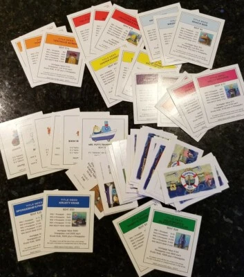 Peças de reposição originais Bob Esponja Calça Quadrada Monopólio Cartas de Jogo Ações - Imagem 1 de 4