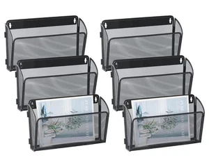 6 Taschen Wand Datei Halter Organizer Büro Hängeordner Organizer Dokument... - Bild 1 von 7