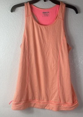 Layer 8 Qwick Dry Salmon,  Sleeveless Performance T-Shirt Women's Large - Image 1 of 4