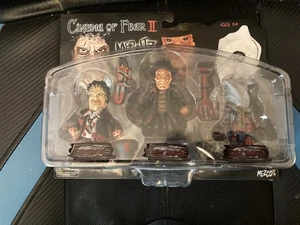 Mezco Cinema Of Fear 2 Freddy Krueger Jason Voorhees And Leatherface Horror Figs - Picture 1 of 3