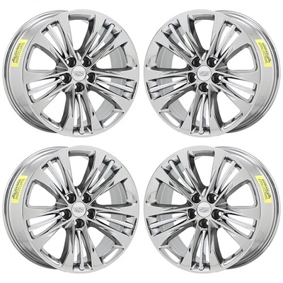 20 英寸凯迪拉克 CT6 亮铬轮辋工厂原始设备制造商通用套件 4764 交换 — 第 1/4 张图片