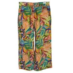 CC California Hose Damen L Leinen Hawaii weites Bein Strand Ladies Tropical - Bild 1 von 7