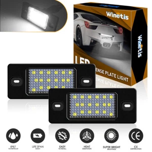 2X White LED License Plate Light For Volkswagen VW Golf4 MK4 Variant Bora Jetta - Picture 1 of 9