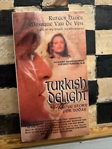 Turkish Delight (VHS) 1998Rutger Hauer Paul Verhoven, EROTIC UNRATED, EDDE En - Imagen 1 de 6