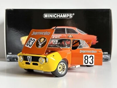 Super Rare 1:18 Minichamps 1972 Alfa Romeo GTA 1300 Junior DRM Jägermeister!! - Image 1 of 4
