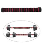 Dumbbell Extension Bar 1'' Extender Building Coupler Cushioned Rod Attachment