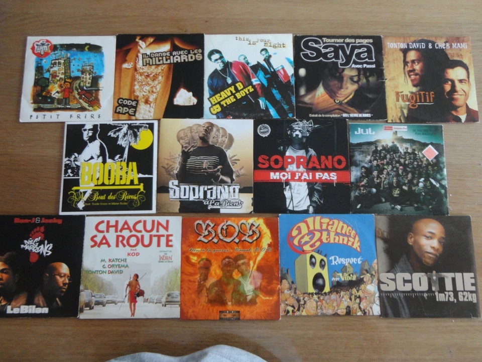 lot de CD singles CD RAP / SOPRANO / BOOBA ...... - Photo 1/1
