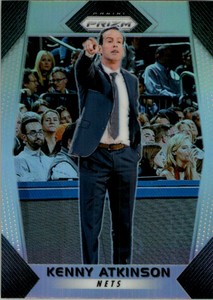 2017-18 Panini Prizm Prizms Silver #160 Kenny Atkinson CO