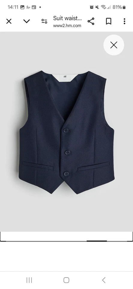 boys waistcoat - Image 1 of 1