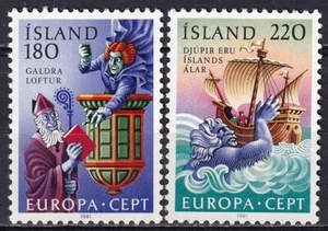 Islandia 1981 Yvert #518/19 Europa CEPT sin montar o nunca montado en muy buen estado - Imagen 1 de 1