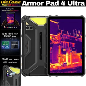 5G Ulefone Armor Pad 4 Ultra Rugged Tablet Android 14 Phone Thermal Imaging GPS - Picture 1 of 21