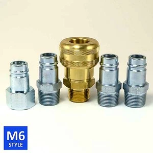 Foster 6 Serie Messing Schnellkupplung 3/4 Karosserie 3/4 NPT Luftschlauch und Wasserarmaturen - Bild 1 von 12