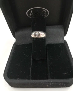 A&G US 5 ring Silver Cross motif - Picture 1 of 6