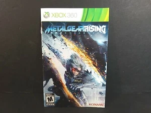 Metal Gear Rising Revengeance (Microsoft Xbox 360) SIN JUEGO SOLO Manual - Imagen 1 de 6