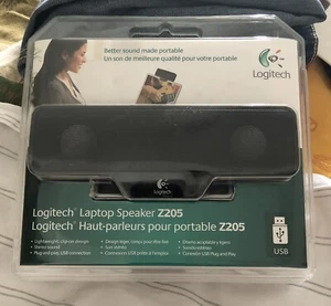 LOGITECH Laptop Speaker Z205 Windows & MAC OS Stereo Sound Clip On Portable USB - Afbeelding 1 van 11