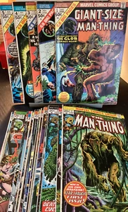 1974 MARVEL THE MAN-THING #1-22 + GIANT-SIZE #1-5 HOWARD THE DUCK FOOLKILLER - Picture 1 of 19