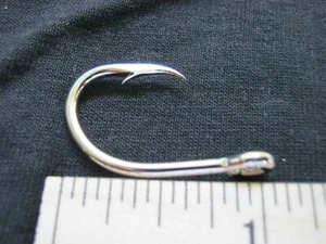 100 Eagle Claw Nickel Live Bait Hooks 3/0 ML316MG NICE DORADO - Picture 1 of 7