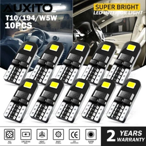 10X T10 2825 168 194 CANBUS LED Blanco Interior Domo Mapa Licencia Bombilla EE. UU. - Imagen 1 de 10