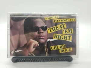 Chubb Rock Treat 'Em Right Cassette Hip Hop Rap Maxi Single Brand New Sealed - Foto 1 di 5